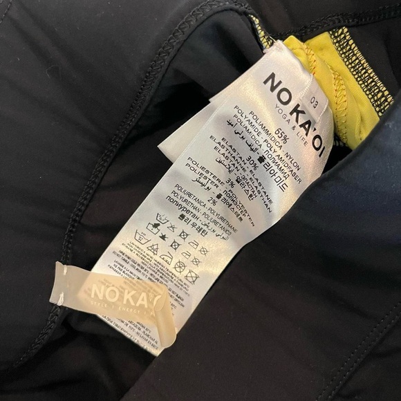 no ka’oi high waisted stripe side leggings size 3 - Picture 5 of 5